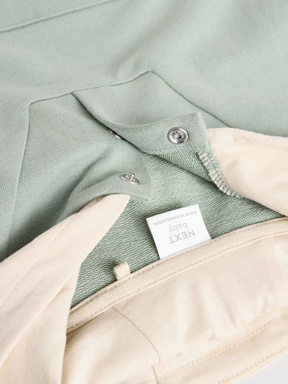 Толстовка и спортивные брюки в комплекте для малышей Next 984-951, Бежевый, Мятный, Темно-серый