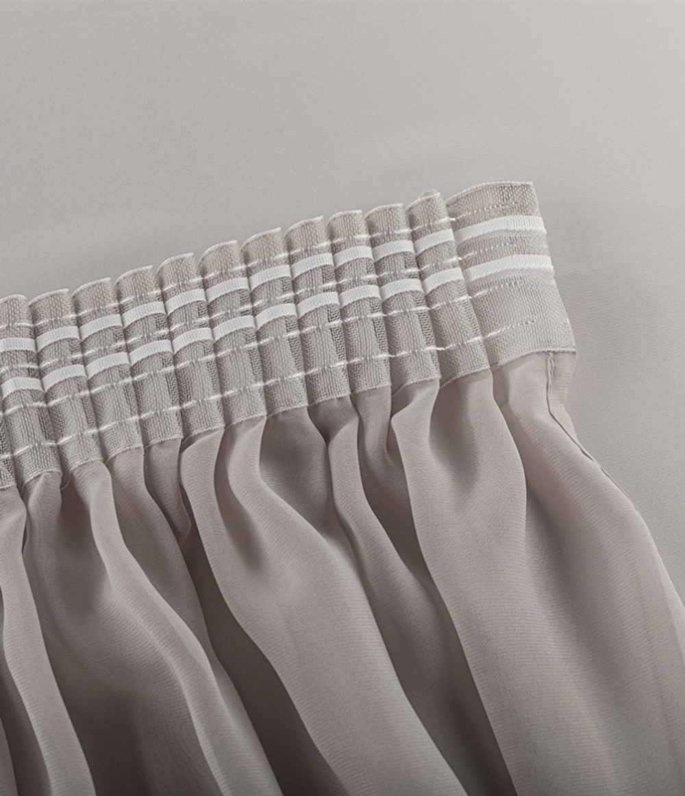 Тюль Legrand Вуаль шелк серый с утяжелителем