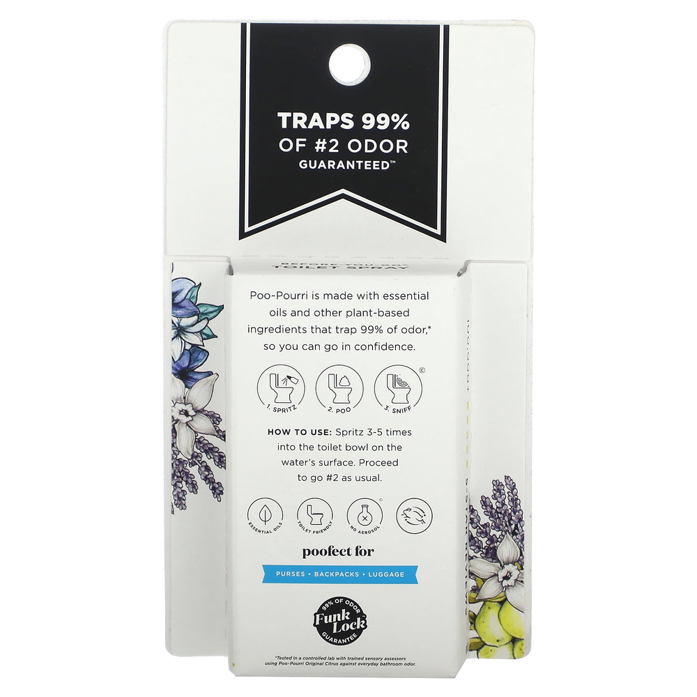 Poo-Pourri, On-The-Go, спреи для туалета Before-You-Go, Value Set, 3 вида спрея, по 10 мл (0,34 жидк. унц.)