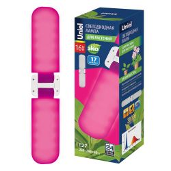 LED-P65-16W-SPSB-E27-FR-P2 PLP32WH Лампа светодиодная для растений. Форма P лепестковая. матовая. Спектр для рассады и цветения. Картон. ТМ Uniel