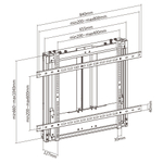 Крепление для дисплея настенное Wize FH70A
