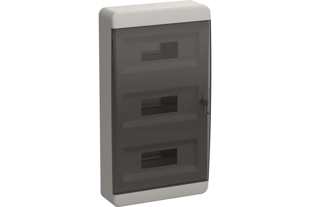 Корпус пластиковый ЩРН-П-36 IP41 черная прозрачная дверь TEKFOR IEK