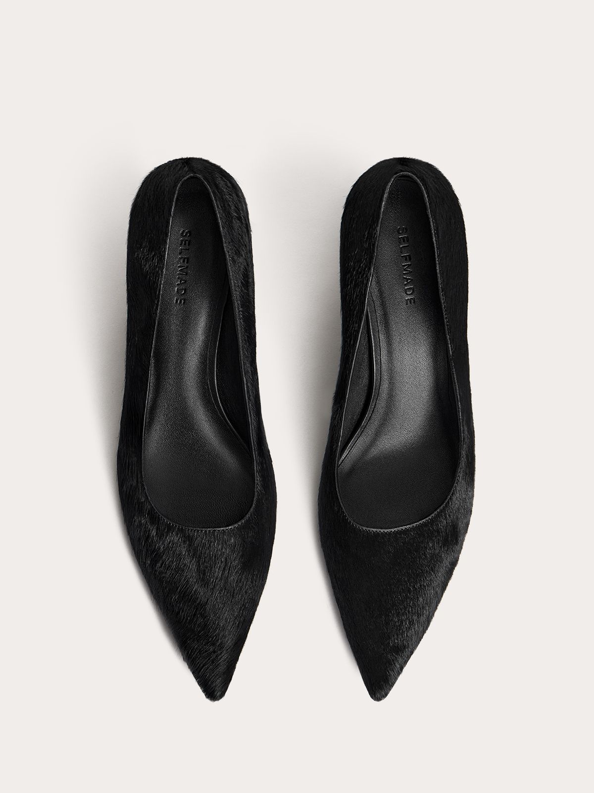 Изящные туфли-лодочки из натуральной кожи с ворсом High Position