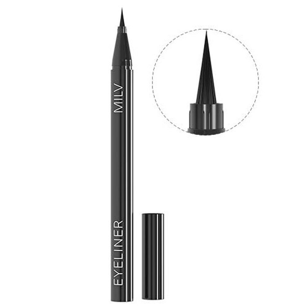 MILV Подводка для глаз Extra black (кисть)