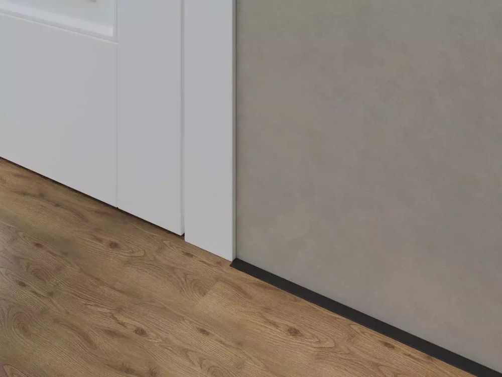 Микроплинтус micro 11 mini белый матовый, 2000x5x11 мм