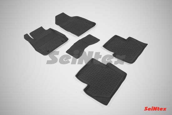 Резиновые коврики в салон Ford Fiesta VII [MK7] (2017-наст. время) "Высокий борт"