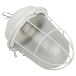 Светильник ЭРА НСП 02-100-003 с решеткой Желудь сталь стекло IP54 E27 max 100Вт 172х262х275 белый