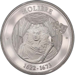 France, Molière Commemorative Medal, Date Unknown