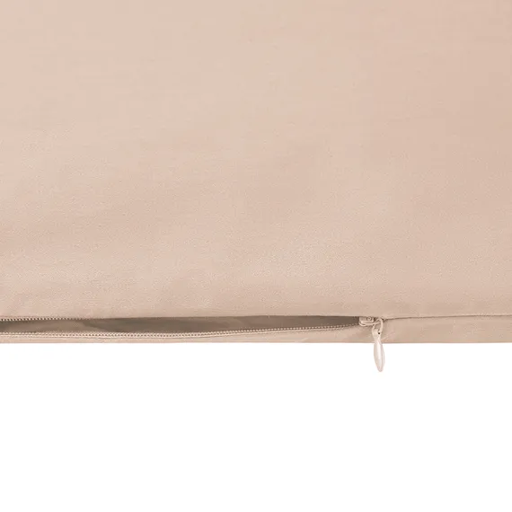 Комплект постельного белья из премиального сатина бежевого цвета из коллекции essential, 200х220 см