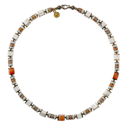 Колье "Фрески 2130" white