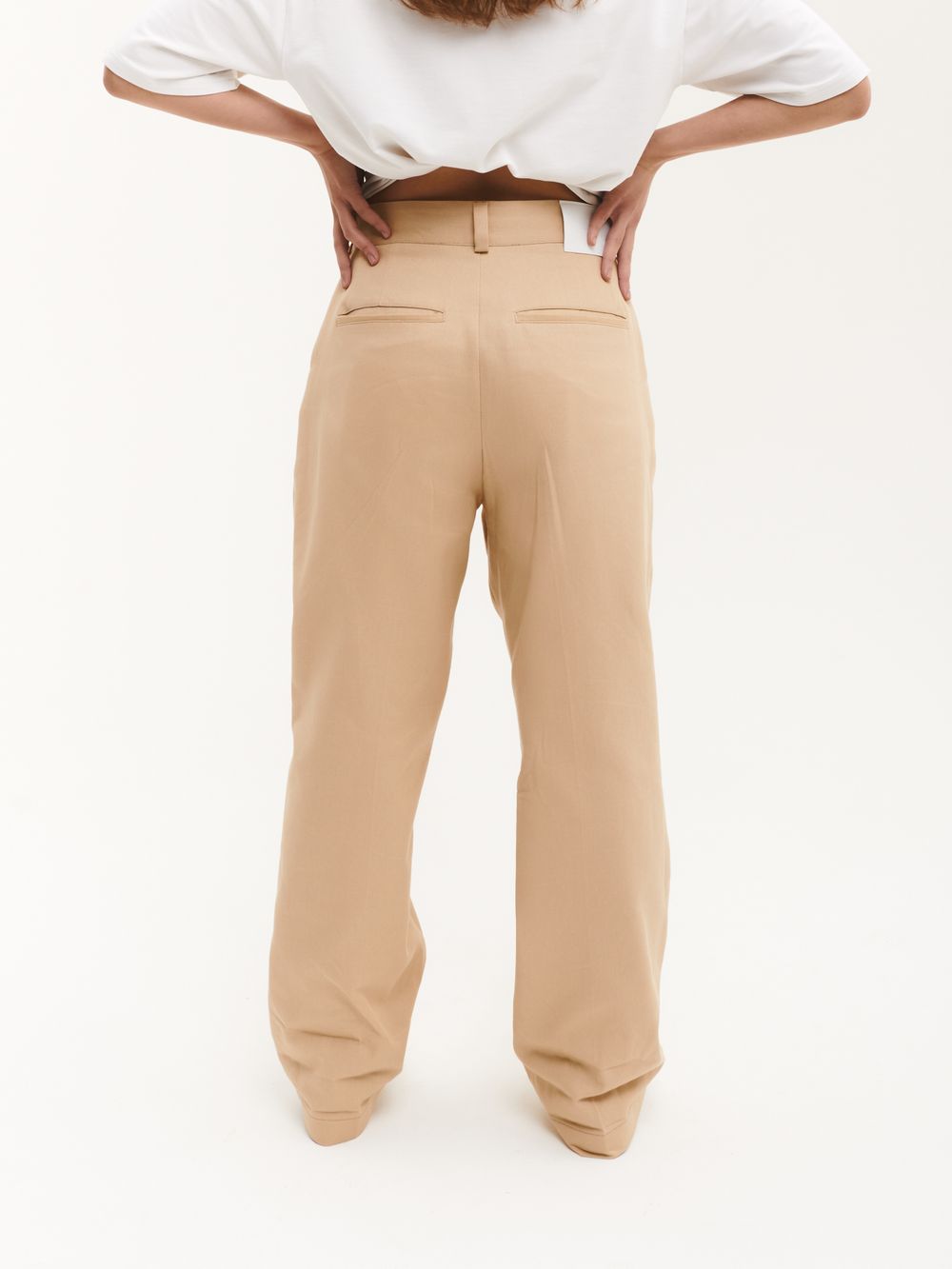 Брюки Backtrend First Песочные