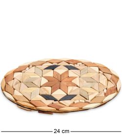 Народные промыслы ДР-502/1 Подставка под горячее, овал «Мозайка» 24х17