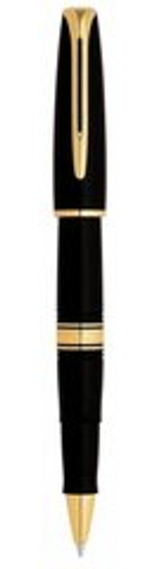 Ручка-роллер Waterman Charleston, цвет: Black/GT, стержень: Fblk