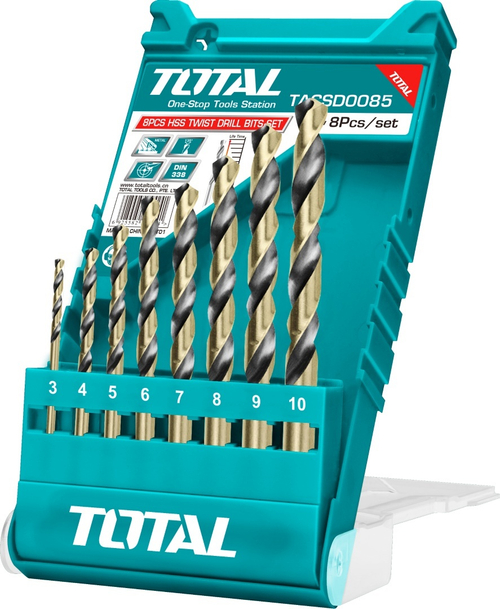 Набор свёрел по металлу 8шт TACSD0085