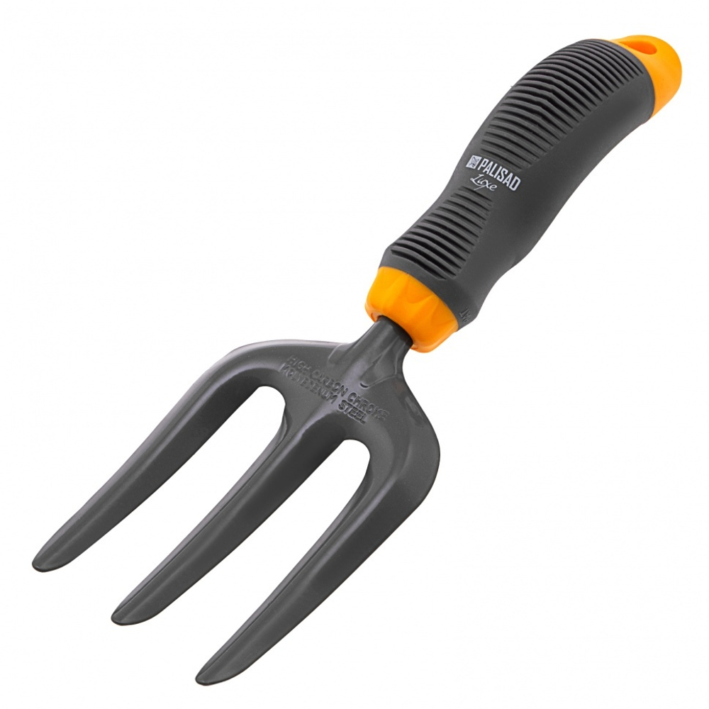 Вилка посадочная 3 - зубая, эргономичная двухкомпонентная рукоятка, Luxe, Palisad