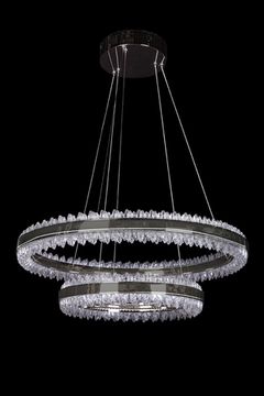 Подвесная люстра LED 97W 3000К/4000К/5500К LE7720/800-2K Black Chrome чёрный хром Michel Leon