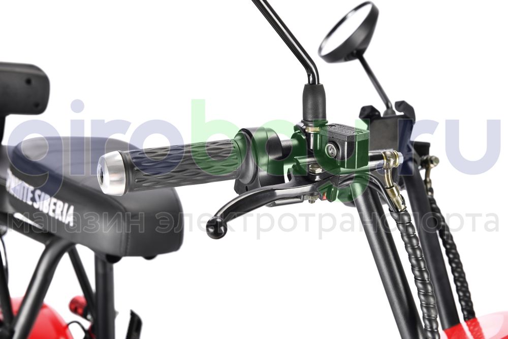 Электроскутер WHITE SIBERIA MINI R 1200w 2.0 - Красный фото 29 фото №31