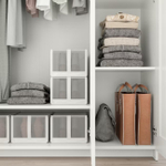 Шкаф платяной 3-дверный Ikea Brimnes с зеркалом , белый