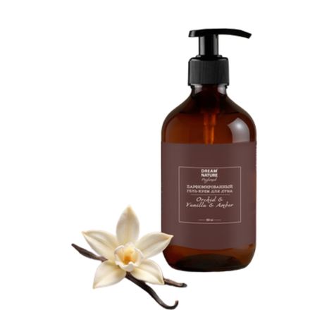 Парфюмированный гель-крем для душа Dream Nature Орхидея,ваниль иамбра  650 мл