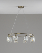 Люстра подвесная Moderli V11685-8P Prismique