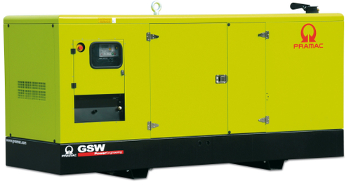Дизельный генератор Pramac GSW 150 P в кожухе с АВР