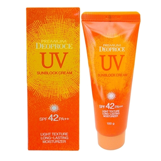 Крем солнцезащитный DEOPROCE Premium UV Sunblock Cream SPF42+ PA+++ 100 гр
