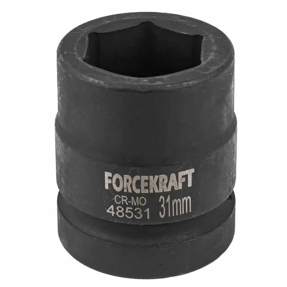 Головка ударная 1'', 31мм (6гр.) FORCEKRAFT FK-48531