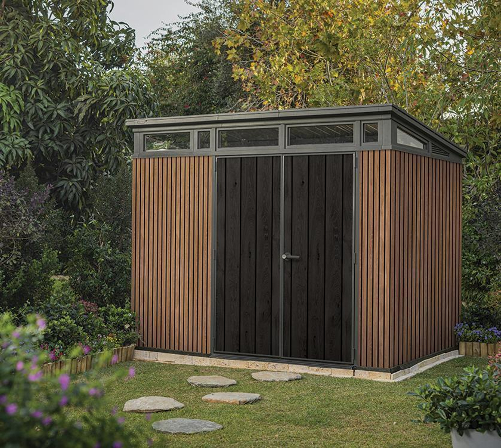 Садовый сарай Keter Signature Vertical Pent 9x7 brown