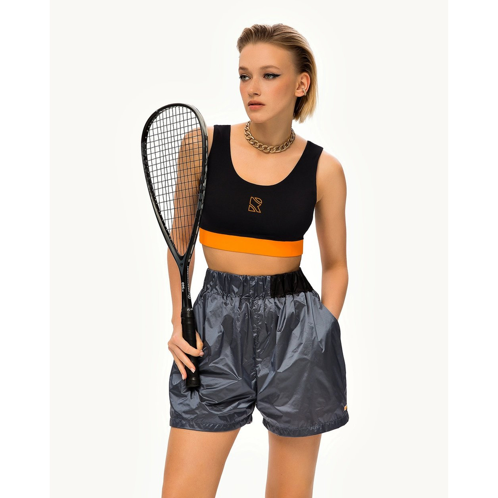 ОДЕЖДА ДЛЯ ТЕННИСА Женская, Шорты RAQUETA UKKO PAINTED BLACK .