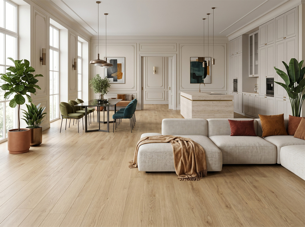 HDF Ламинат FLOORFORT Дуб Рокфорд 24006-1