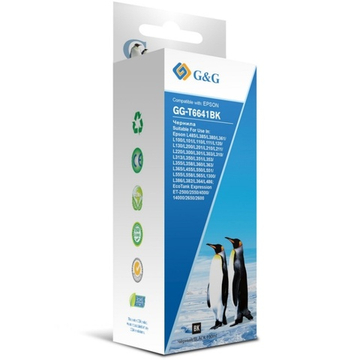 Чернила G&G, аналог Epson C13T66414A №664 черный 100 ml
