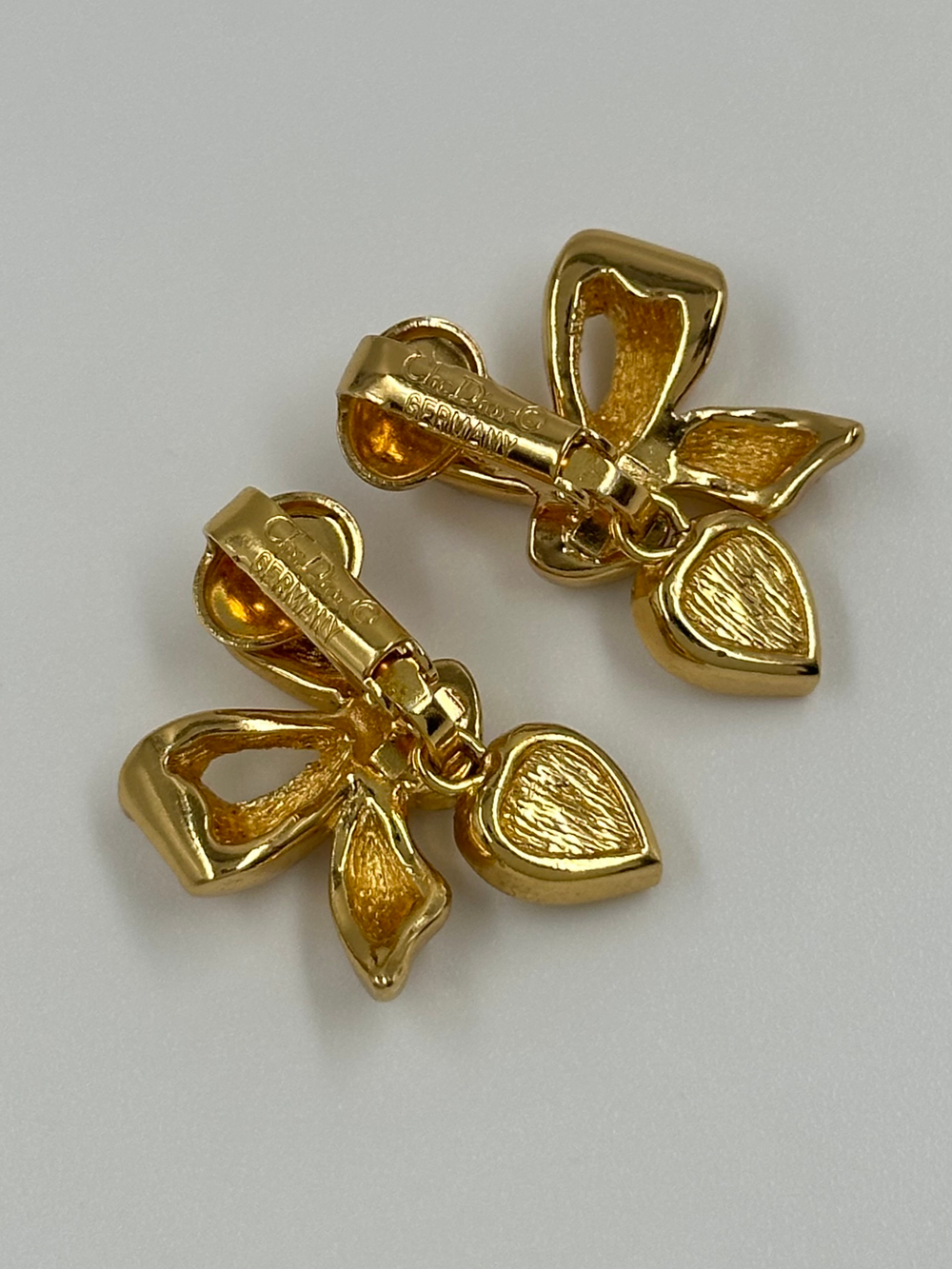 Клипсы Бантики Christian Dior