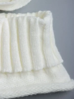 Зимняя шапка для девочки и снуд