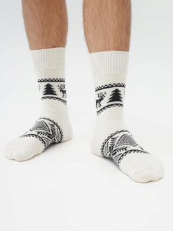 Носки мужские Н007-02 экрю