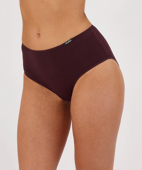 Женские трусы классика (3шт) 3LP-193, бургунди + пудровый + бежевый