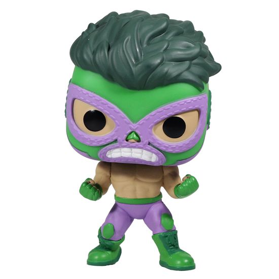 Фигурка Funko POP! Bobble Marvel Luchadores Hulk (708) 53870 / Фигурка Фанко ПОП! по мотивам вселенной "Марвел" Халк