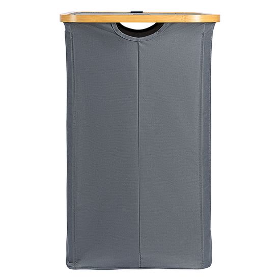 Корзина для белья с двумя отделениями neat twin, 53,5х33х53 см, серая