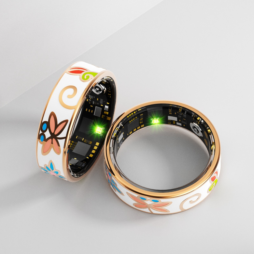 Умное кольцо с измерением давления и пульса XRide Enamel Ring R18M