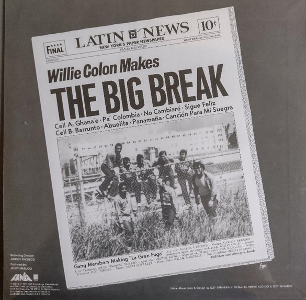 Willie Colon / Wanted For: The Big Break - La Gran Fuga (LP)