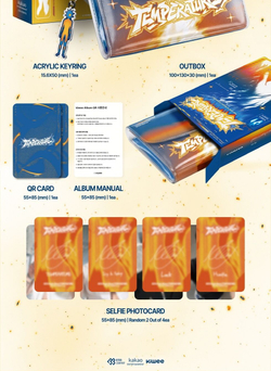 (ПРЕДЗАКАЗ) Альбом LEE MINHYUK (HUTA) - TEMPERATURE Single KIWEE Album GOODS Version