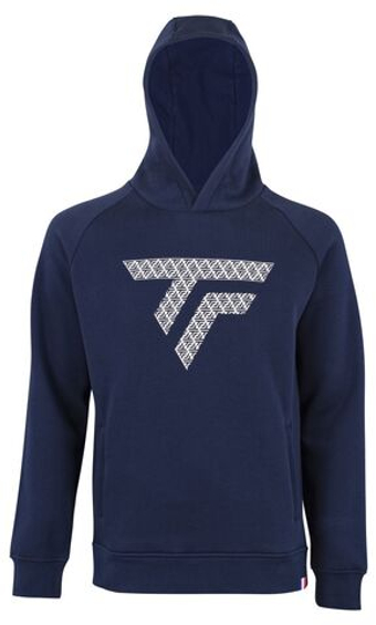 Мужская теннисная кофта Tecnifibre Fleece Hoodie - небесный