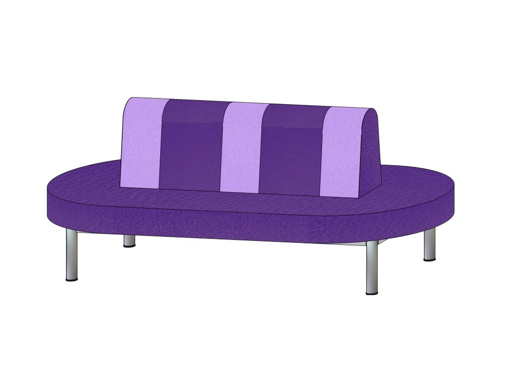 Диван Оскар на металлокаркасе