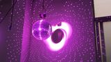 Kinetic Glass Ball Lights — кинетический зеркальный шар 15–35 см с одной лебёдкой DMX