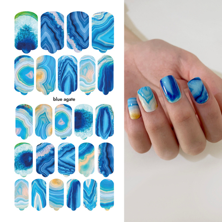 Пленки для маникюра Provocative Nails blue agate