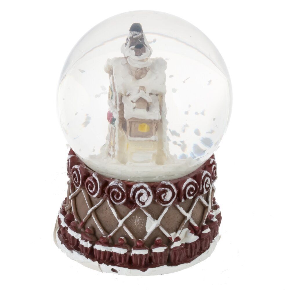 GAEM Фигурка декор в стекл шаре "Пряник", D 4.5 см, L4,5 W4,5 H7 см, 4в.