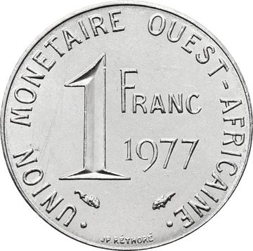 1 франк 1977 Западная Африка (BCEAO)