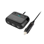 Разветвитель авто Eplutus FC-339 (2USB/3гн.) вольтметр