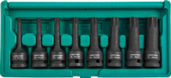 S06A408S Набор ударных головок "TORX" 1/2DR"Т30- T80 78мм, 8 предметов