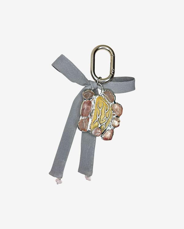 Карабин Mc-Crb-3Mycelium Розовый кварц, галька, Карабин - фото 1