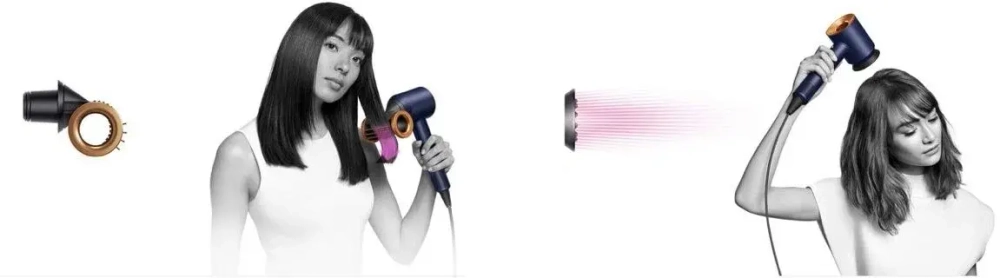 Фен Dyson Supersonic HD15 Nickel/Fuchsia
